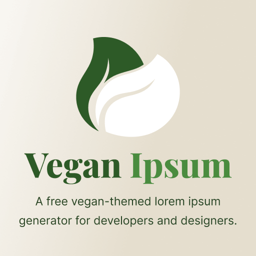 Vegan Ipsum